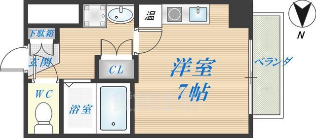 東大阪市川俣のマンションの間取り