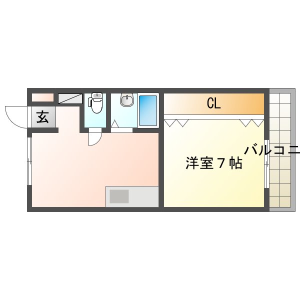 高松市瀬戸内町のマンションの間取り