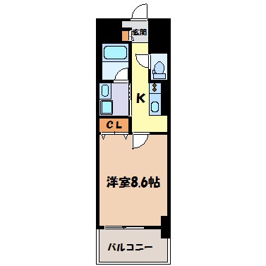 リ　ブラン東別院の間取り