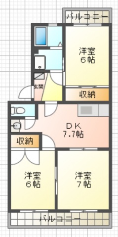 サンライズ93の間取り