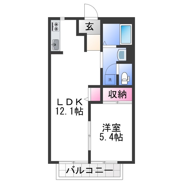 セフィラ　プラッツの間取り