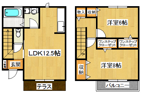 ホーリー稲荷木Ａの間取り