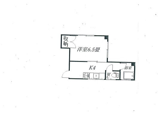 西アパートの間取り