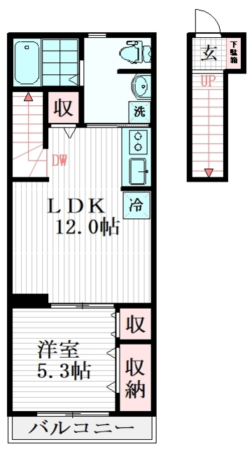 【シュシュ宮崎町の間取り】