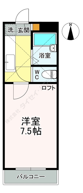 メゾン　ド　ジャルダンの間取り