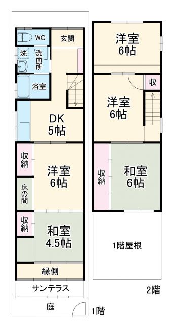 豊川市明野町４丁目貸屋の間取り