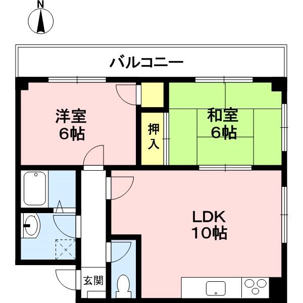 ラピーヌ甲東の間取り