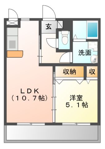 マエストロ明和の間取り