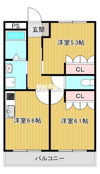 ファニープレイスの間取り