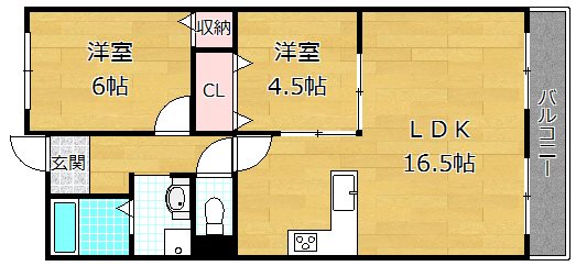 カサベルデ星ノ森の間取り