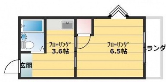 【サムソン都町の間取り】