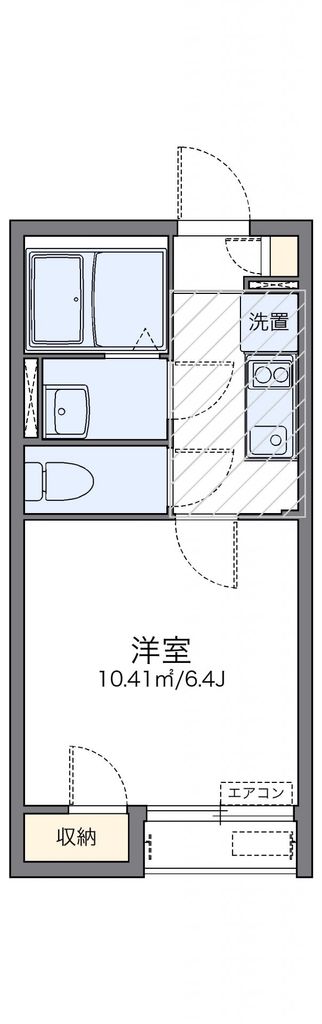 レオネクストＩＮＡＧＩの間取り