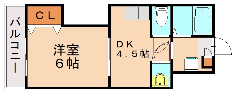 北九州市八幡西区医生ケ丘のマンションの間取り