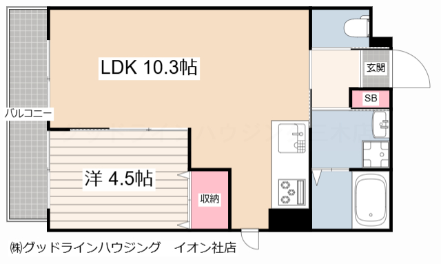 プレミール小野王子町の間取り