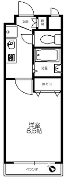 大野城市白木原のマンションの間取り