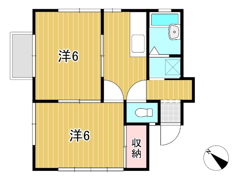 シュガーハイツの間取り