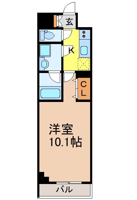 名古屋市昭和区東畑町のマンションの間取り