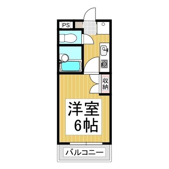 佐久市大沢のマンションの間取り