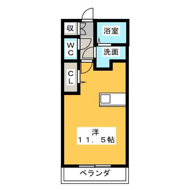 エクセレント若宮　Ｂ棟の間取り