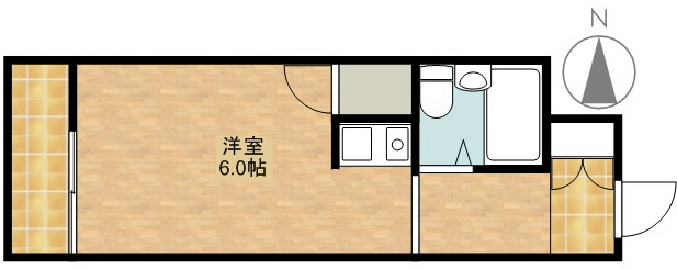 城北シティハイツの間取り