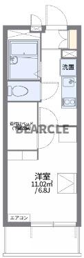 レオパレス西ノ京円町の間取り