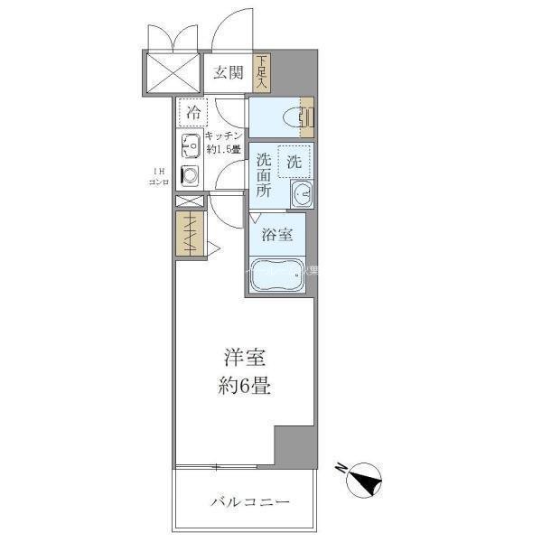 シエル白山　Ａ館の間取り