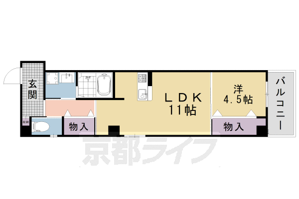 Ｍｅｚｚｏ御池の間取り