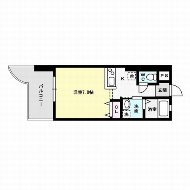 福岡市城南区別府のマンションの間取り