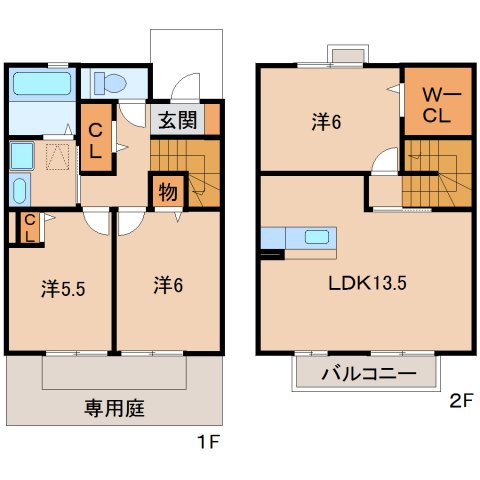 リヴェール恵の間取り