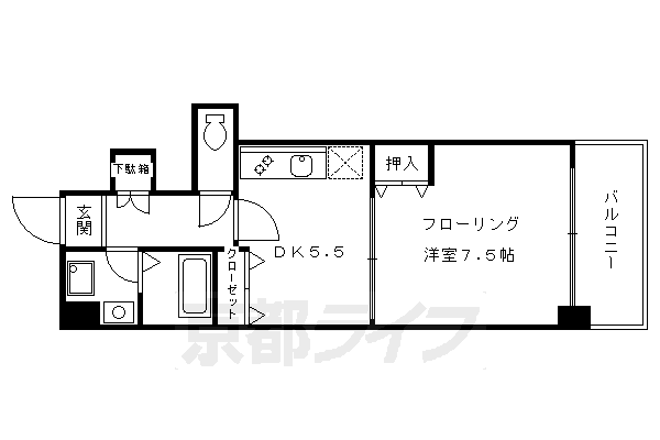 綾小路パレスの間取り