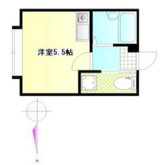 カースク大岡山の間取り