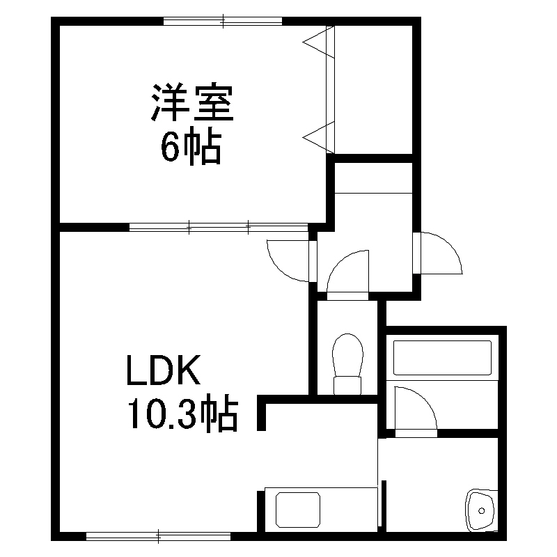 メゾンカイエンヌの間取り