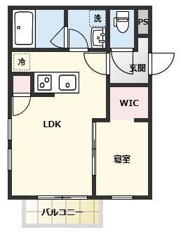 (仮称)中原1丁目新築アパートの間取り