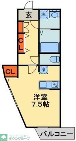 ＣｉｅｌＢｌｅｕ千葉中央の間取り