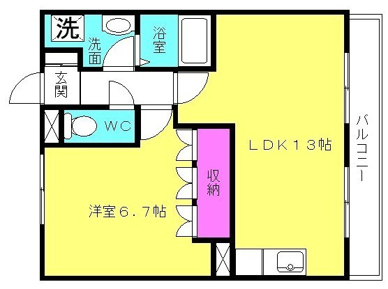 サンハイツ２の間取り