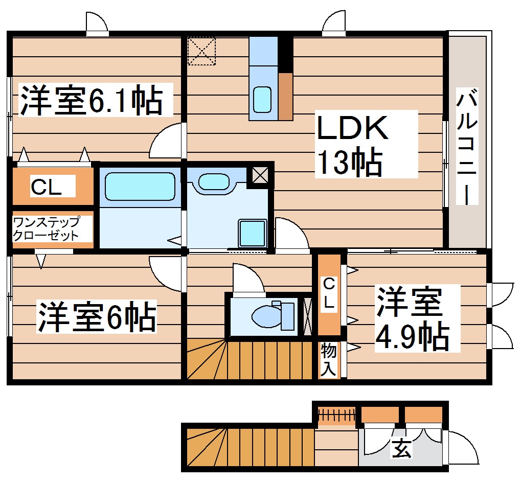 シュクレの間取り