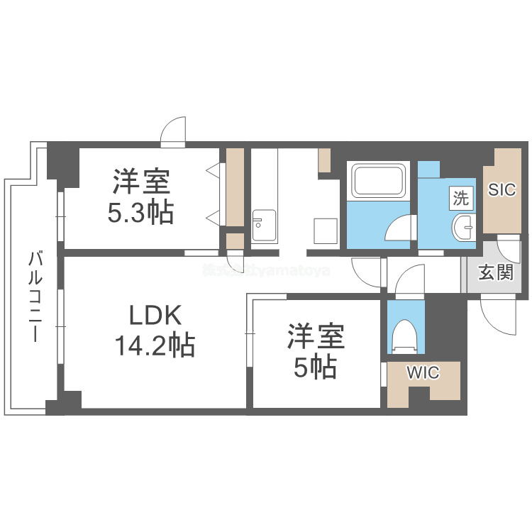 セイワパレス大阪城南の間取り