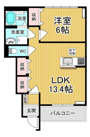 リバーサイドヴィラの間取り