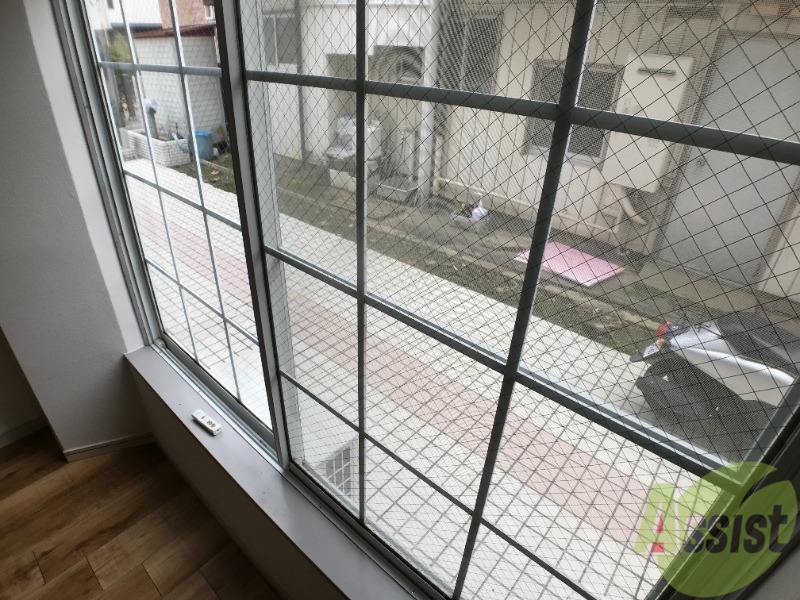 バルコニー　バルコニーはなく物干しが室内あるお部屋です。。