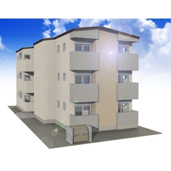 建物外観　完成パース