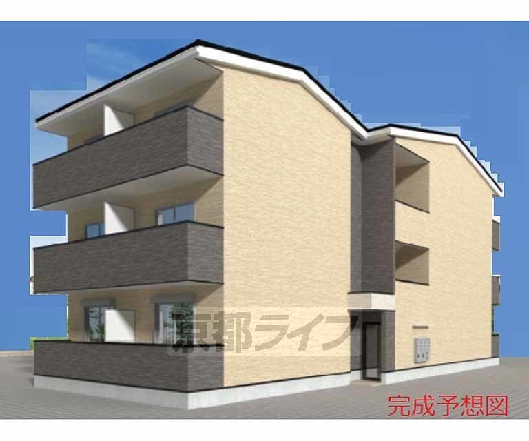 建物外観　予想図、完成予想図