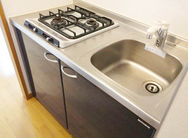 キッチン　★二口ガスコンロシステムキッチン★