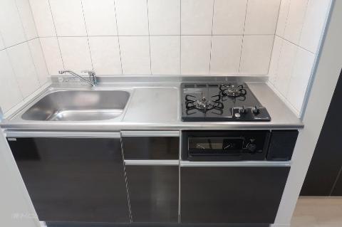 キッチン　2口ガスコンロ