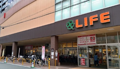 スーパー　ライフ堺筋本町店（スーパー）まで353m
