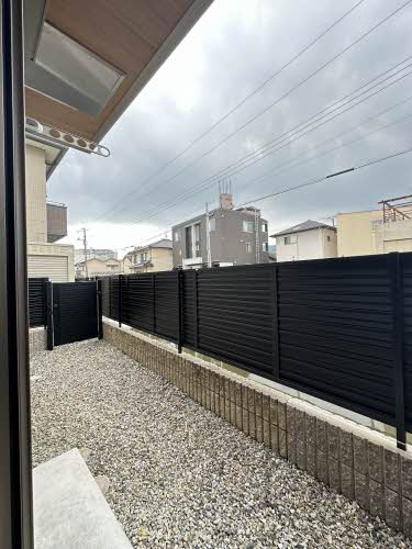 庭　お庭の付いた物件です