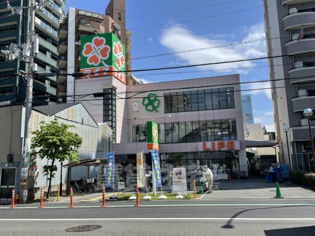 スーパー　ライフ　寺田町駅前店（スーパー）まで709m