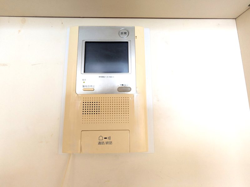 セキュリティ　TEL台　モニター付インターホン設置