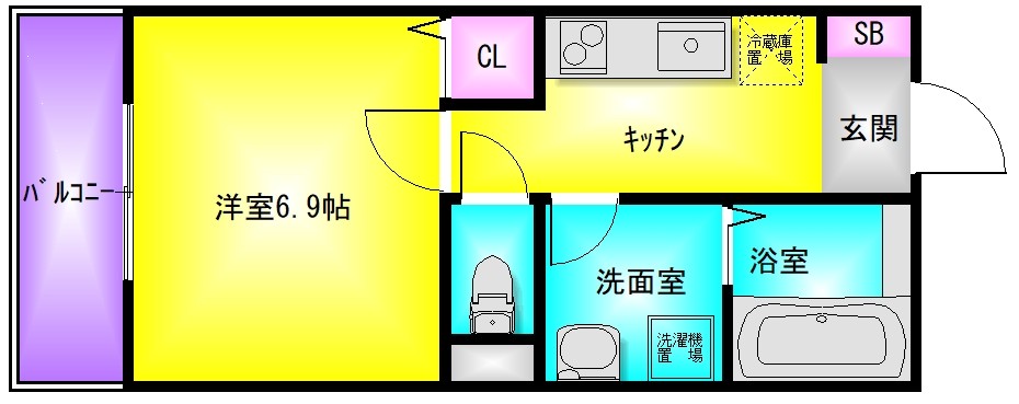ソレイユIIの間取り写真