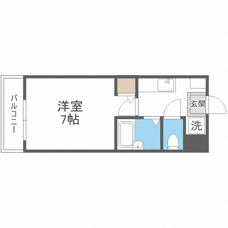 ラオム21の間取り写真