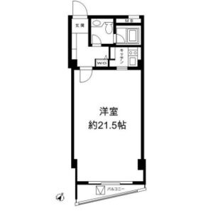H&M南青山 EASTの間取り写真